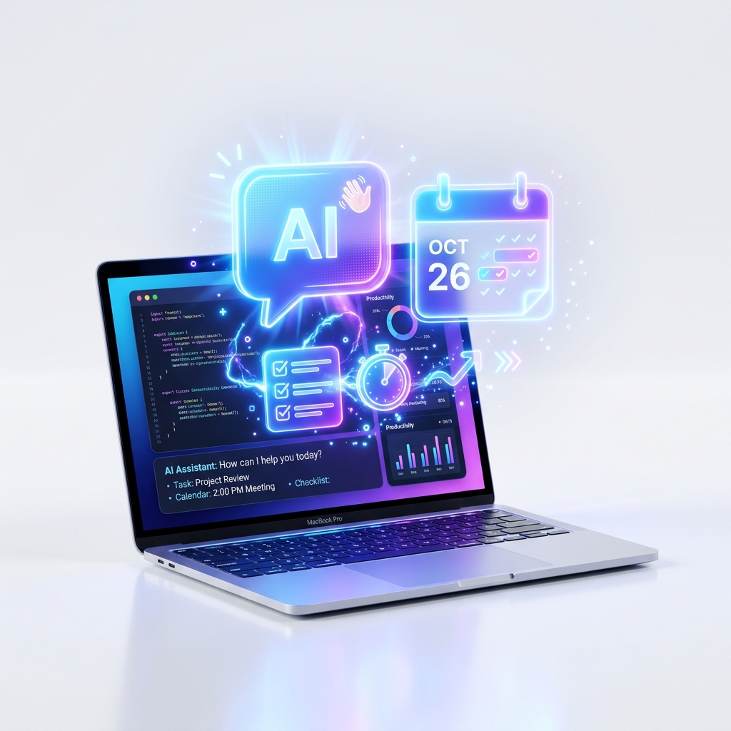 AI Assistant FAQ Illustration